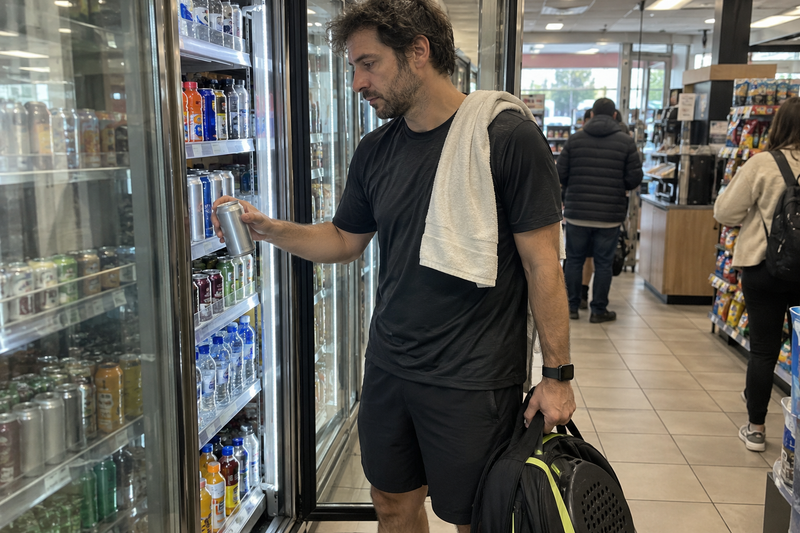 Energy Drink aus dem Kühlregal