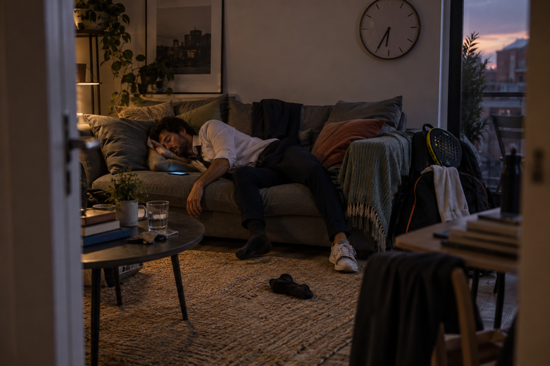 Powernap vor dem Aufbruch